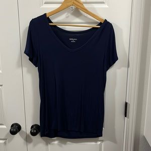 Merona navy blue top
